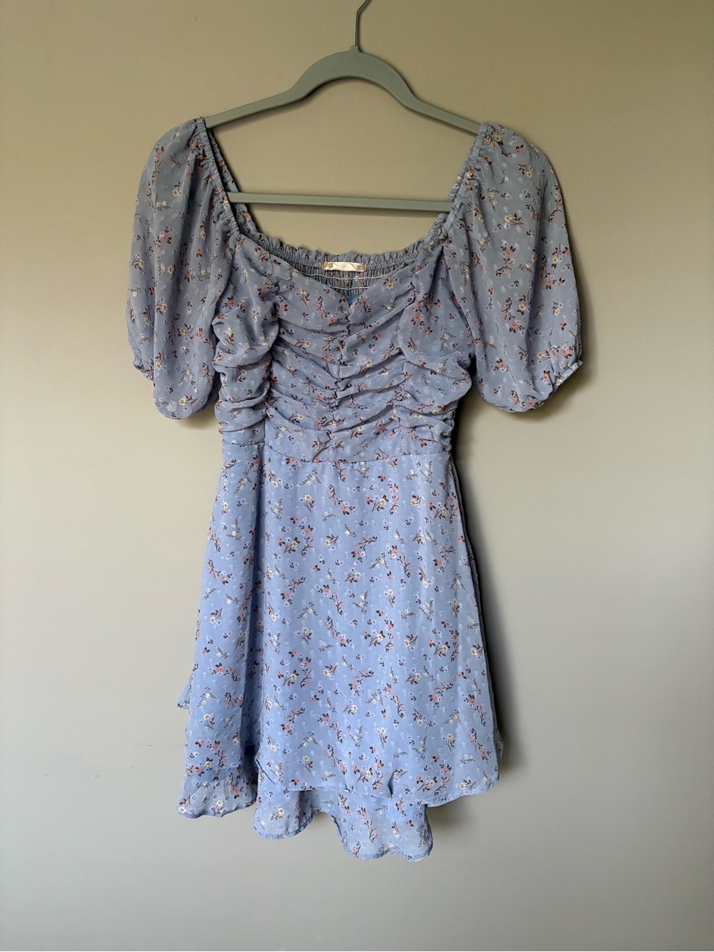 Altar'd State dress  in Light Blue with Floral Print